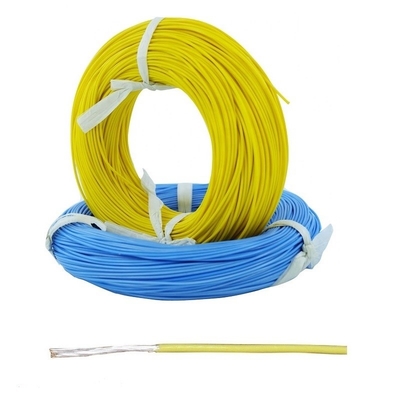 ποιότητας  Yellow Color PTFE Insulated Wires 8 12 18 20 26 28 30 Awg PTFE Wire Εργοστάσιο