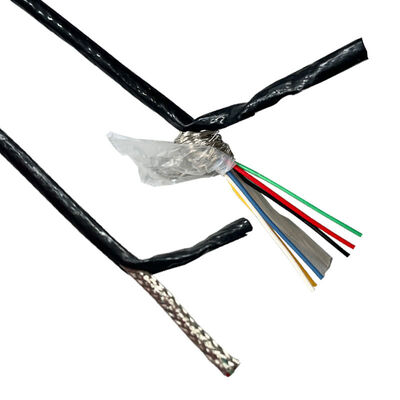 6 Cores High Temperature Tefzel Shielded Cable with ETFE Insulation for Industrial Applications