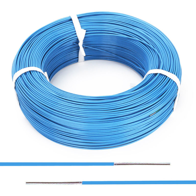 Μπλε χρώμα μονωμένο PFA Wires16 18 υψηλής θερμοκρασίας καλώδιο καλωδίων πυρήνων 14 μετρητών στερεό